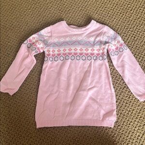 Pink Patterned Sweater